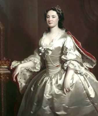 Anne, Duchess of Chandos (died 1759), by Joseph Highmore, in the Walker Art Gallery..jpg