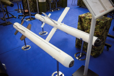 Protivoklopne rakete Pauk, u prvom planu nova verzija Pauk-M.jpg